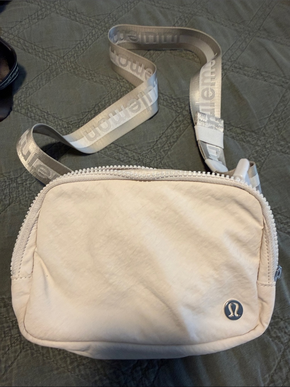 Lululemon Light Beige Crossbody Bag